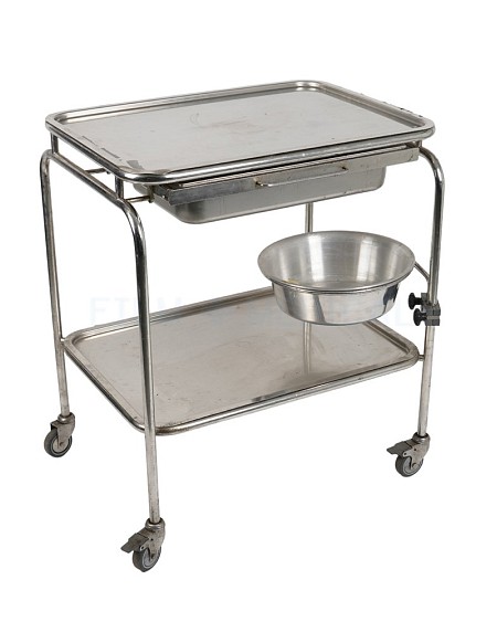 Trolley with Drawer and Bowl